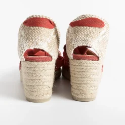 CASTAÑER Castaner - Sandali Con Tacco - Espadrillas - Carina6 - Rosso<Collezione Scarpe Donna Sandali Con Tacco