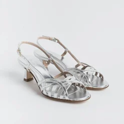 CHEVILLE - Sandali Con Tacco- Clizia - Argento<Collezione Scarpe Donna Sandali Con Tacco