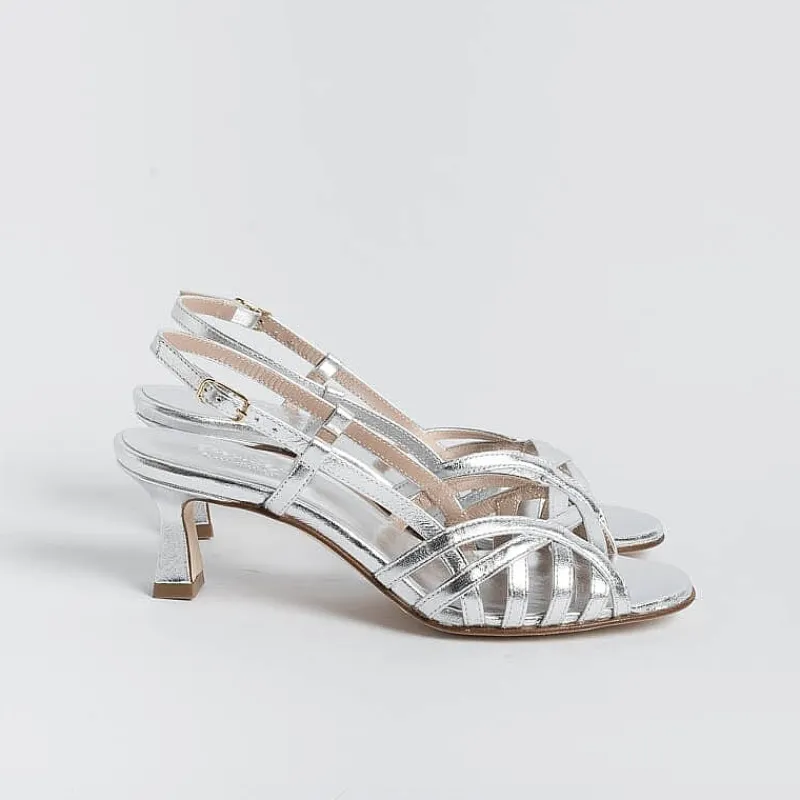 CHEVILLE - Sandali Con Tacco- Clizia - Argento<Collezione Scarpe Donna Sandali Con Tacco