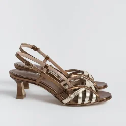 CHEVILLE - Sandali Con Tacco - Clizia - Bronzo Oro<Collezione Scarpe Donna Sandali Con Tacco
