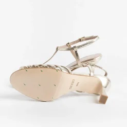 CHEVILLE - Sandali Con Tacco - Ofelia - Platino<Collezione Scarpe Donna Cerimonia - Scarpe E Pochette
