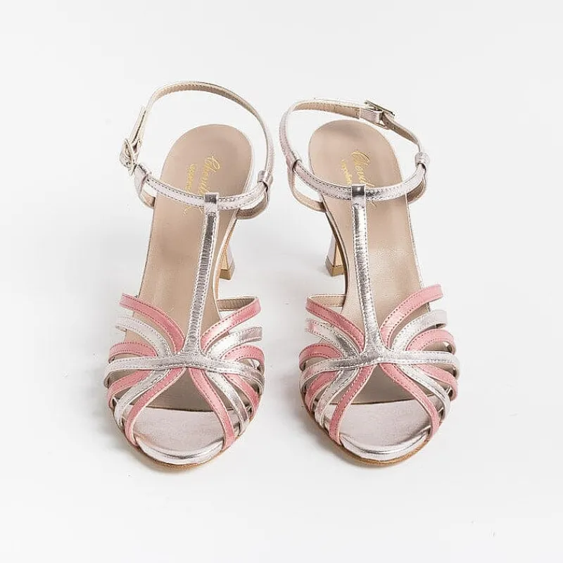 CHEVILLE - Sandali Con Tacco - Ofelia - Rosa Orchidea<Collezione Scarpe Donna Sposa