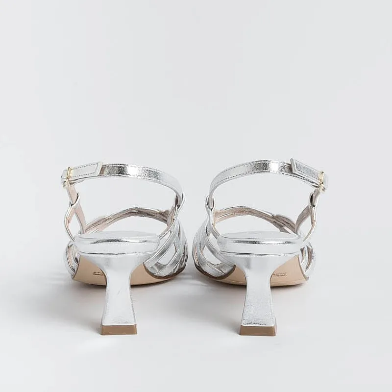 CHEVILLE - Sandali Con Tacco- Clizia - Argento<Collezione Scarpe Donna Sposa