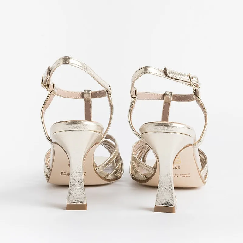 CHEVILLE - Sandali Con Tacco - Ofelia - Platino<Collezione Scarpe Donna Sposa