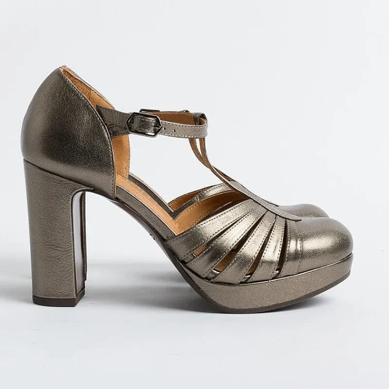 CHIE MIHARA - Collezione Donna Chie Mihara - Decollete - Yeilo - Peltro<Collezione Scarpe Donna Decollete
