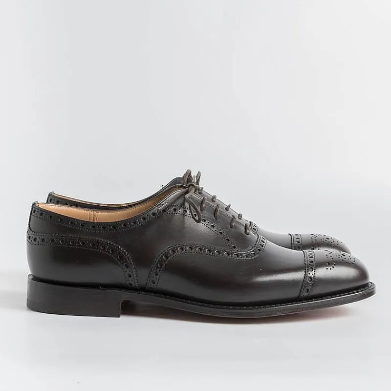 Church's - Diplomat Derby Brogue - Vitello Superior Burnt<Collezione Scarpe Uomo Allacciate