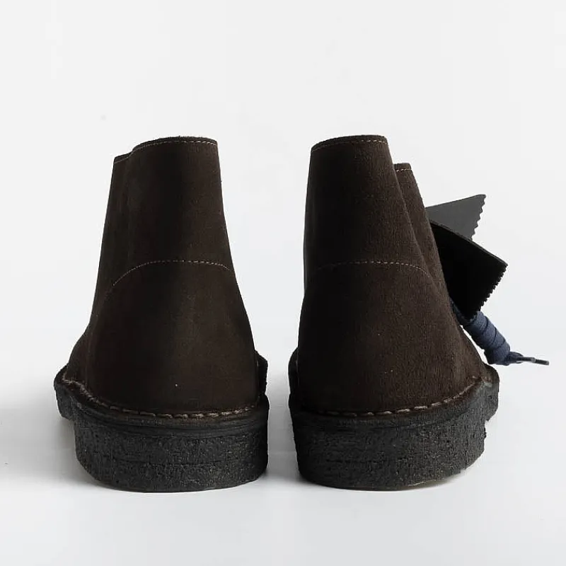 CLARKS - Collezione Uomo Clarks - Polacco - Desert Coal - Camoscio Brown<Collezione Scarpe Uomo Polacchi