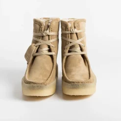 CLARKS - Collezione Donna Clarks - Stivaletto Wallabeecup Hi - Beige<Collezione Scarpe Donna Stivaletti