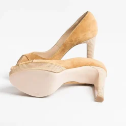 CONTO A Claude Mare - Decollete - Newtomia - Camoscio Beige<Collezione Scarpe Donna Decollete
