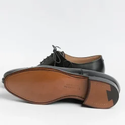 CROCKETT & JONES - Francesina - Connaught - 27742A - Pelle Nero<Collezione Scarpe Uomo Francesine