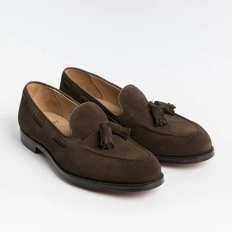 CROCKETT & JONES - Mocassino - Cavendish 2- 29376A - Camoscio Testa Di Moro<Collezione Scarpe Uomo Mocassini