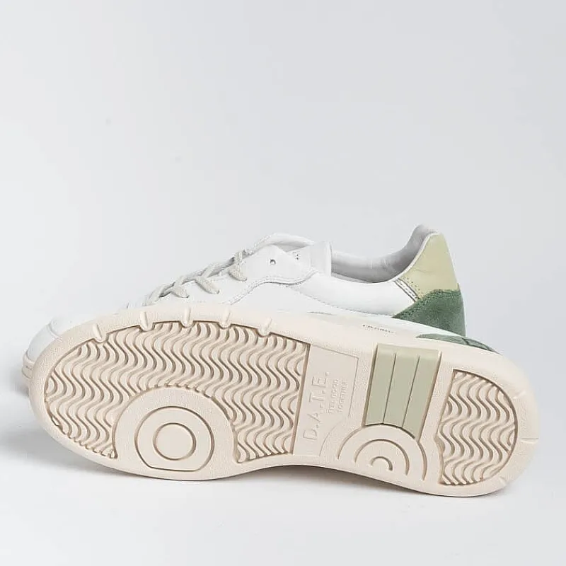DATE - Sneakers - Court 2.0 - C2Vcwg - Bianco Verde<Collezione Scarpe Uomo Sneakers