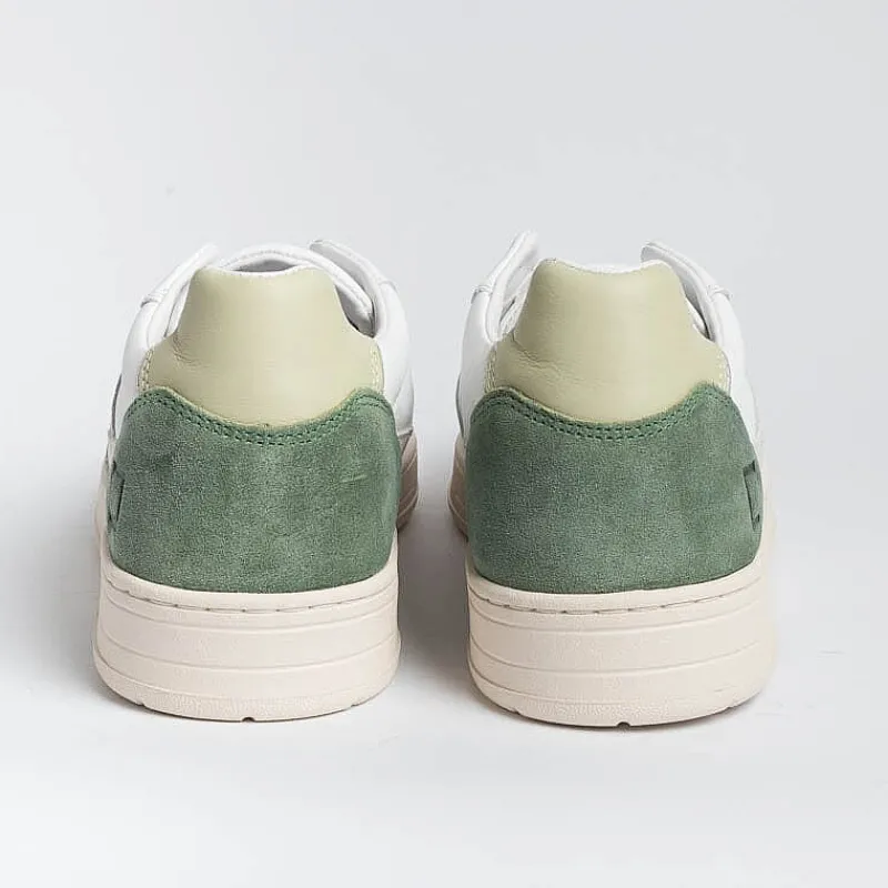 DATE - Sneakers - Court 2.0 - C2Vcwg - Bianco Verde<Collezione Scarpe Uomo Sneakers