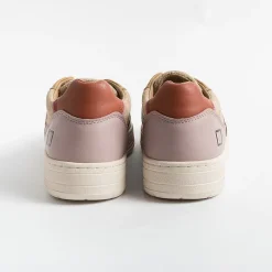 DATE - Sneakers - Court 2.0 Hairy Beige - Beige Arancione<Collezione Scarpe Donna Sneakers