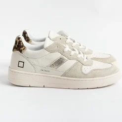 DATE - Sneakers - Court 2.0 Vintage Calf - Avorio Leopard<Collezione Scarpe Donna Sneakers