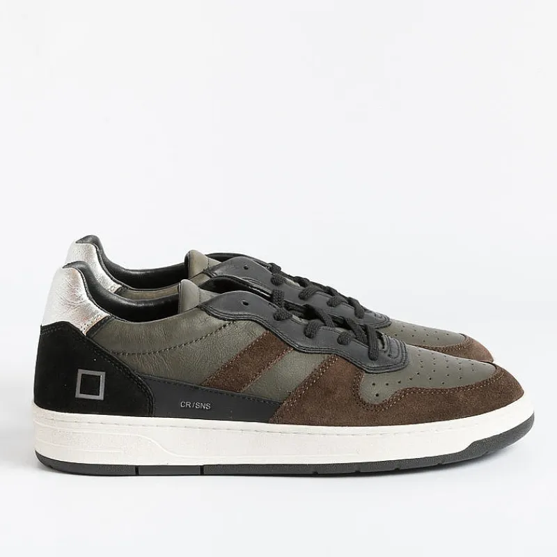 DATE - Sneakers - Court N371 - Verde Army<Collezione Scarpe Uomo Sneakers