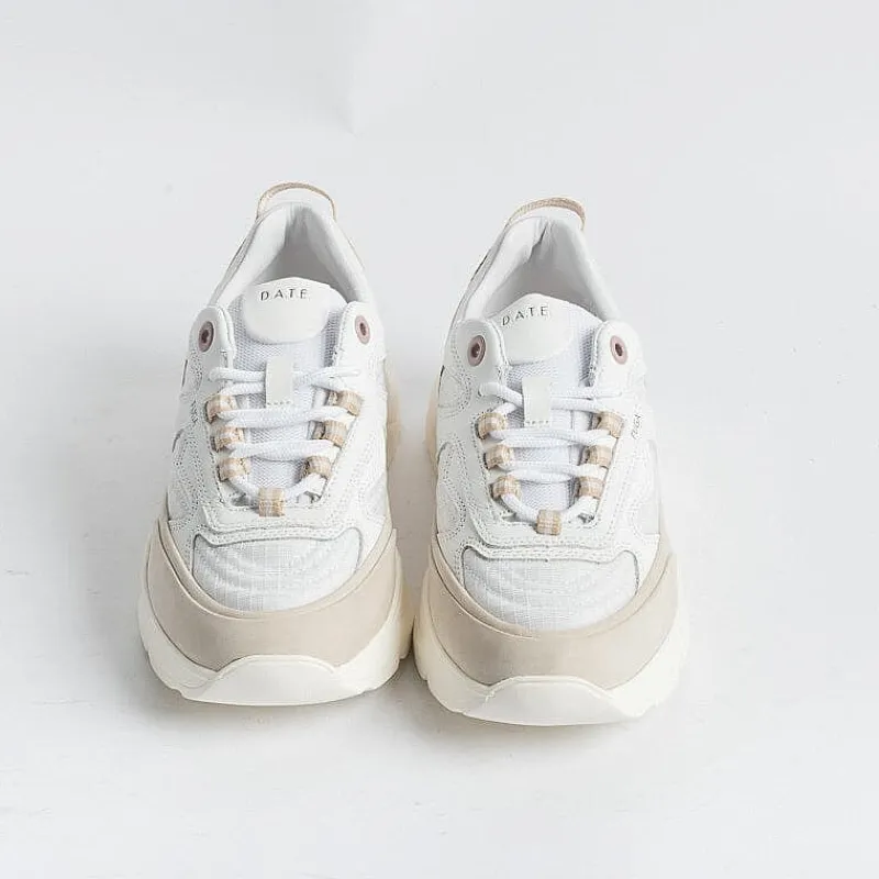 DATE - Sneakers - Fuga Method - Bianco Beige<Collezione Scarpe Donna Sneakers