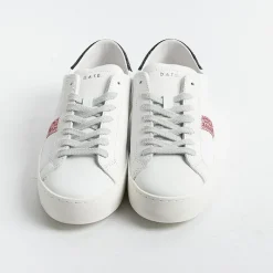 DATE - Sneakers - Hill Low Vintage Calf White Petal - Bianco Rosa<Collezione Scarpe Donna Sneakers
