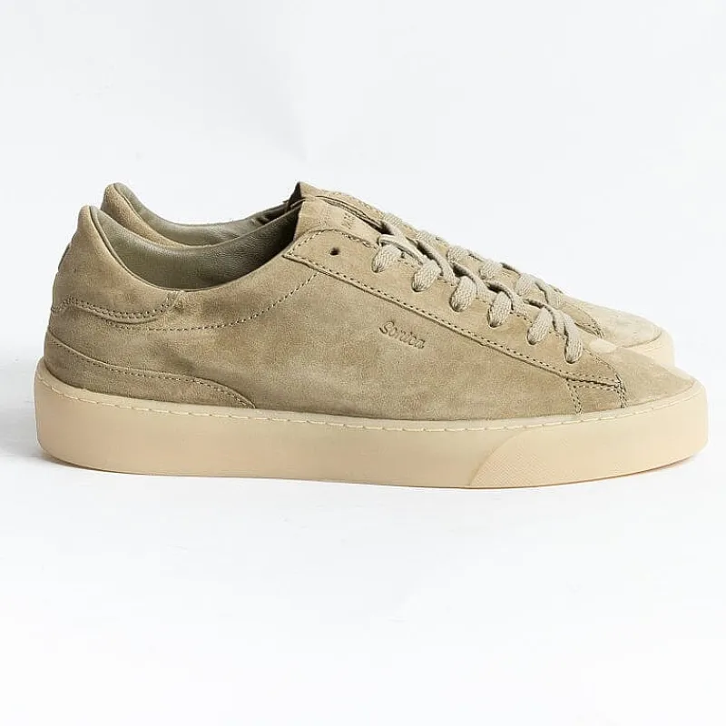 DATE - Sneakers - Sonica - Mono Verde Army<Collezione Scarpe Uomo Sneakers