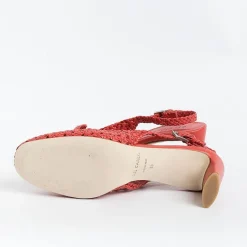 DEL CARLO - Sling Back - 11503 - Miro - Intreccio Papavero<Collezione Scarpe Donna Sling Back
