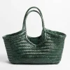 DRAGON - Borsa Intrecciata - Verde<Collezione Borse Donna Borse A Mano