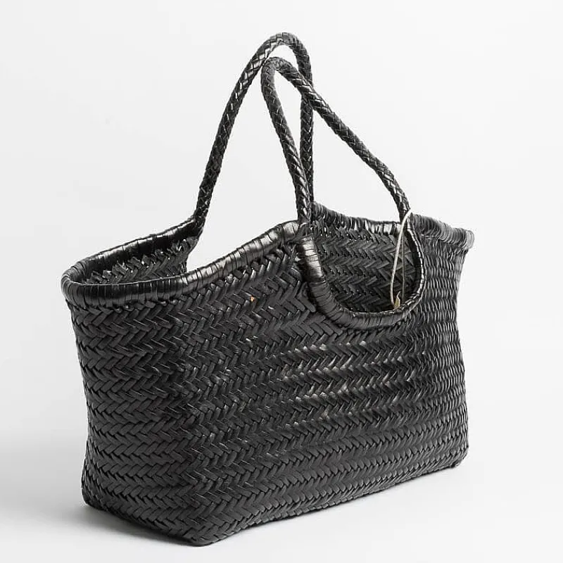 DRAGON - Borsa Intrecciata - Nero<Collezione Borse Donna Borse A Spalla