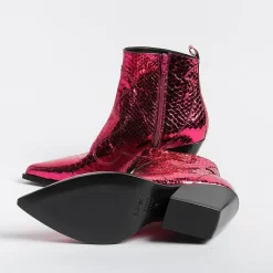 Elena Iachi - Stivaletto Texano E2040 - Bangkok Peonia<Collezione Scarpe Donna Stivaletti