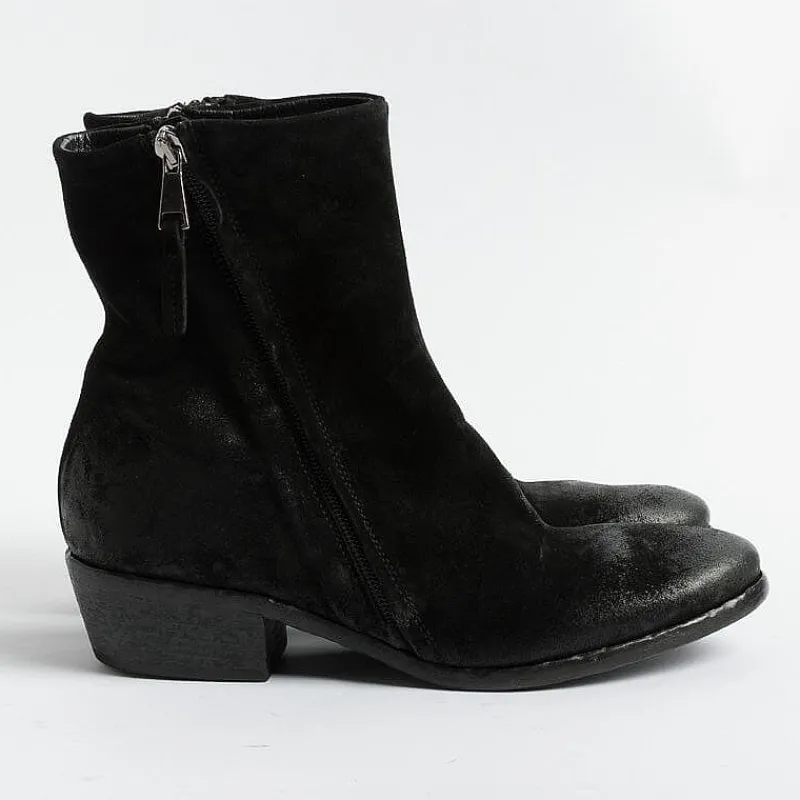 Elena Iachi - Stivaletto Texano E3533 - Hombre Nero Wash<Collezione Scarpe Donna Stivaletti