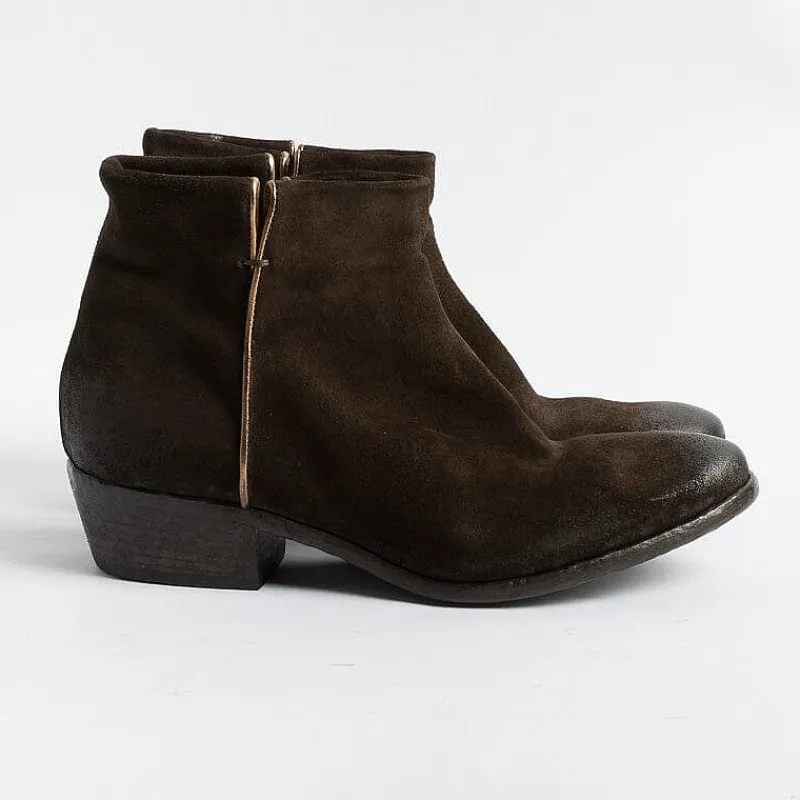 Elena Iachi - Stivaletto Texano E3308 - Hombre Ebano Wash<Collezione Scarpe Donna Texani