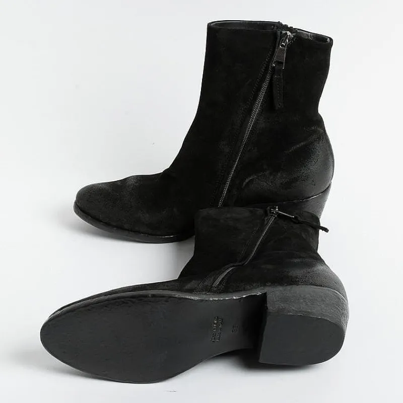 Elena Iachi - Stivaletto Texano E3533 - Hombre Nero Wash<Collezione Scarpe Donna Texani