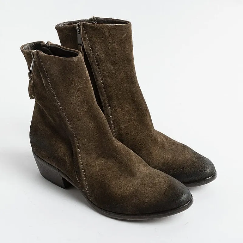 Elena Iachi - Stivaletto Texano E3533 - Hombre Corteccia Wash<Collezione Scarpe Donna Texani