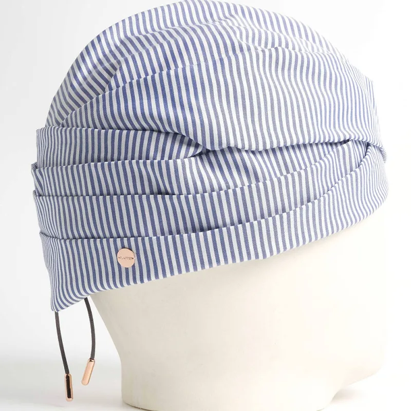 FLAPPER - Genevieve Xhaet Flapper - Elisabeth - Bianco E Blu<Collezione Accessori Donna Cappelli E Berretti