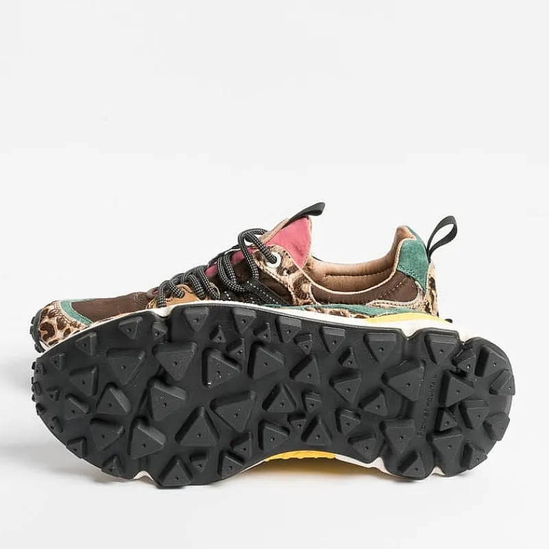 FLOWER MOUNTAIN - Sneakers Yamano 3D31- Marrone /Pony<Collezione Scarpe Donna Sneakers