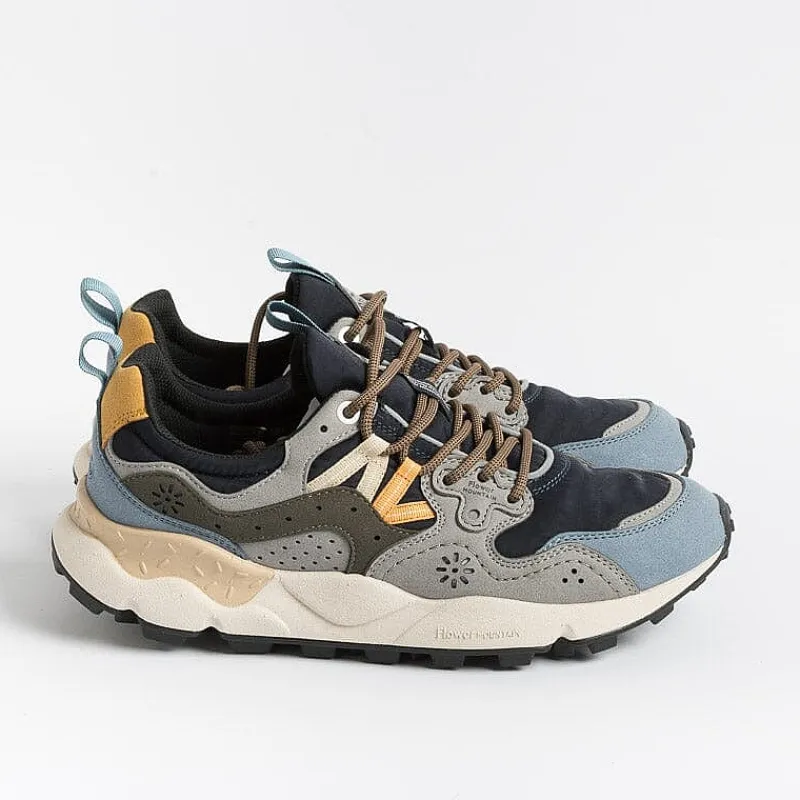FLOWER MOUNTAIN - Sneakers Yamano 3 1C74 - Navy/ Grigio<Collezione Scarpe Uomo Sneakers