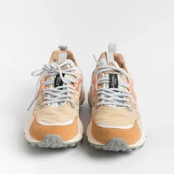 FLOWER MOUNTAIN - Sneakers Yamano 3 1M08- Pesca/ Beige<Collezione Scarpe Donna Sneakers