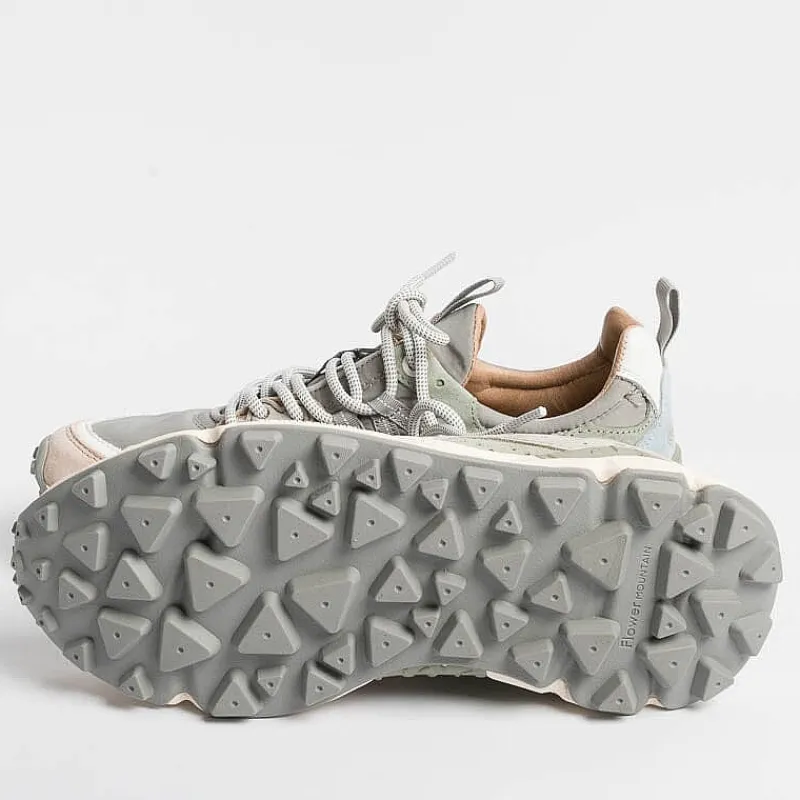 FLOWER MOUNTAIN - Sneakers Yamano 1M15 - Grigio/ Rosa<Collezione Scarpe Donna Sneakers