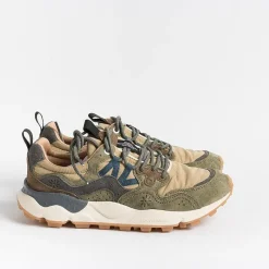 FLOWER MOUNTAIN - Sneakers Yamano 3 - Beige / Militare<Collezione Scarpe Uomo Sneakers
