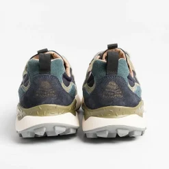 FLOWER MOUNTAIN - Sneakers Yamano 3 - 1C38 Blu/Verde Turchese<Collezione Scarpe Uomo Sneakers