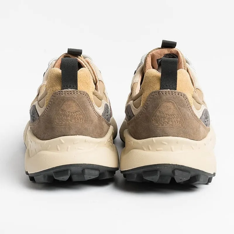 FLOWER MOUNTAIN - Sneakers Yamano 3 - 2B58 Beige Marrone<Collezione Scarpe Uomo Sneakers