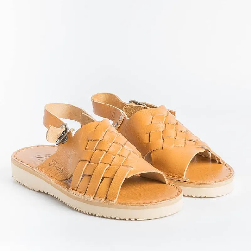 FRACAP - Sandali Bassi D177 - Nebrasca - 900 Tan<Collezione Scarpe Donna Sandali Bassi