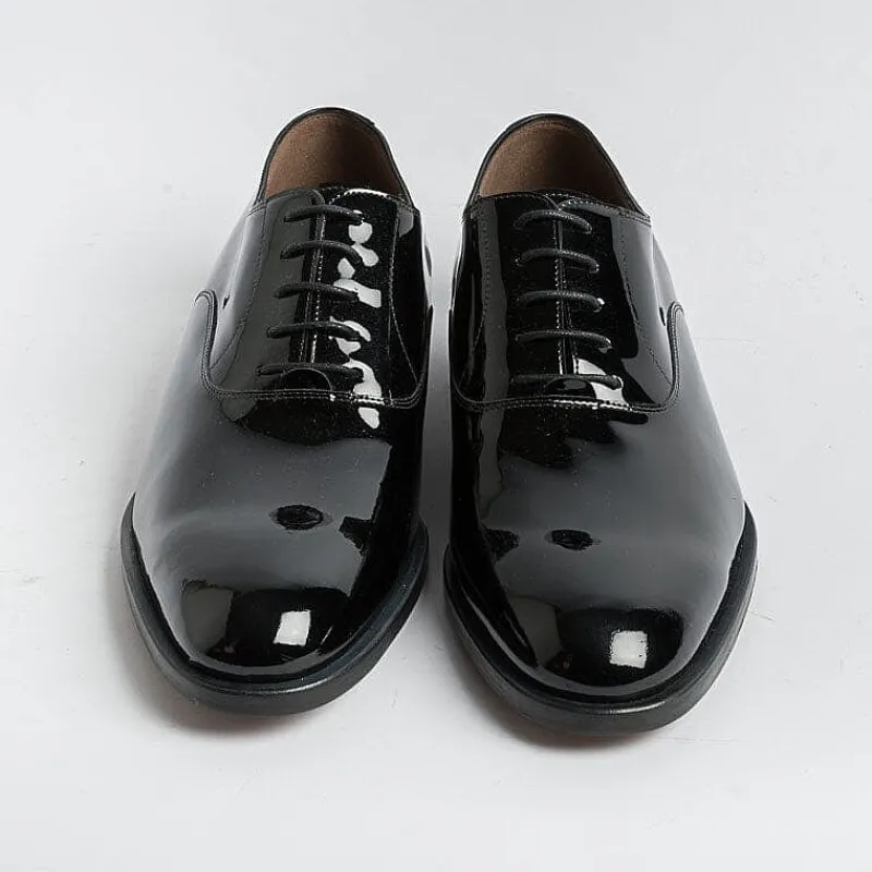 FRATELLI ROSSETTI - Uomo Fratelli Rossetti - Derby- 21604 - Vernice Nero<Collezione Scarpe Uomo Allacciate