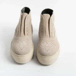Fratelli Rossetti - Collezione Donna Fratelli Rossetti - Sneakers Stivaletto 76563 - Camoscio Sabbia<Collezione Scarpe Donna Stivaletti