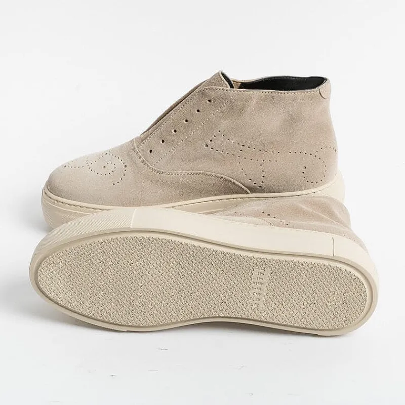 Fratelli Rossetti - Collezione Donna Fratelli Rossetti - Sneakers Stivaletto 76563 - Camoscio Sabbia<Collezione Scarpe Donna Stivaletti