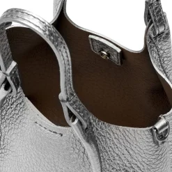 Gianni Chiarini - Bs 9718 - Dua - Dark Silver Castoro<Collezione Borse Donna Borse A Spalla