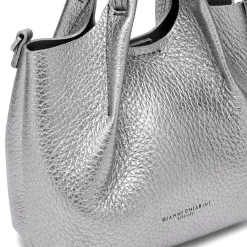 Gianni Chiarini - Bs 9718 - Dua - Dark Silver Castoro<Collezione Borse Donna Borse A Spalla