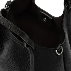 Gianni Chiarini - Bs 9718 - Dua - Nero Castoro<Collezione Borse Donna Borse A Spalla