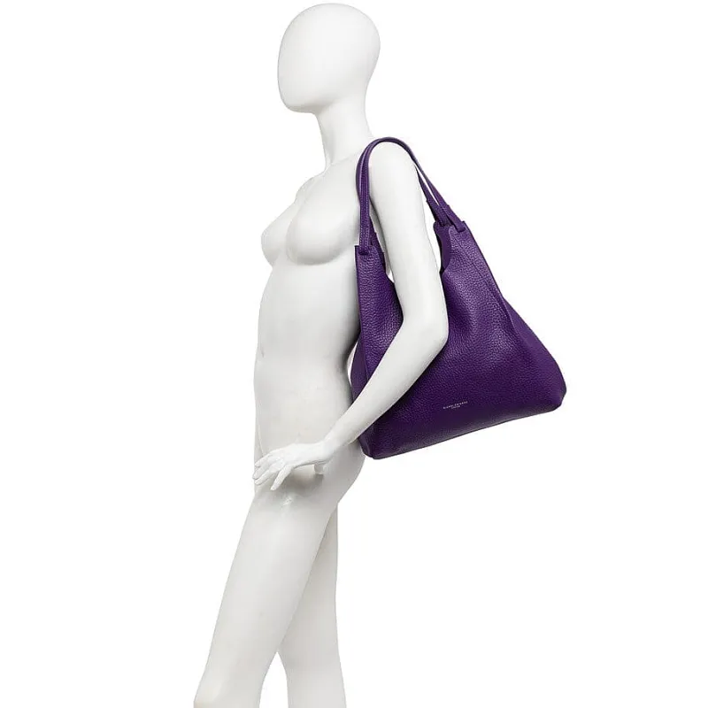 Gianni Chiarini - Bs 9720 - Dua - Lamb Castoro<Collezione Borse Donna Borse A Spalla