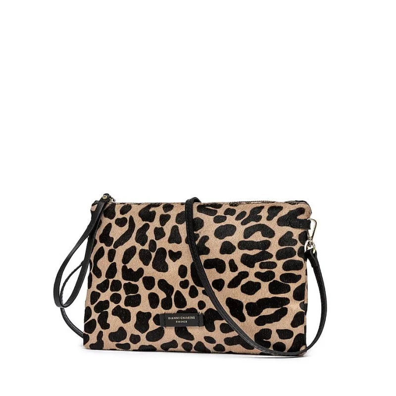 Gianni Chiarini - Hermy - Bs 3905 - Leo Macchia Nera<Collezione Borse Donna Borse A Mano