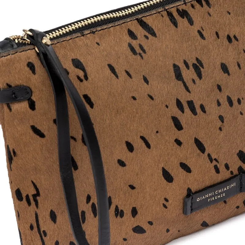 Gianni Chiarini - Hermy - Bs 3905 - Leo Spot Nera<Collezione Borse Donna Borse A Mano