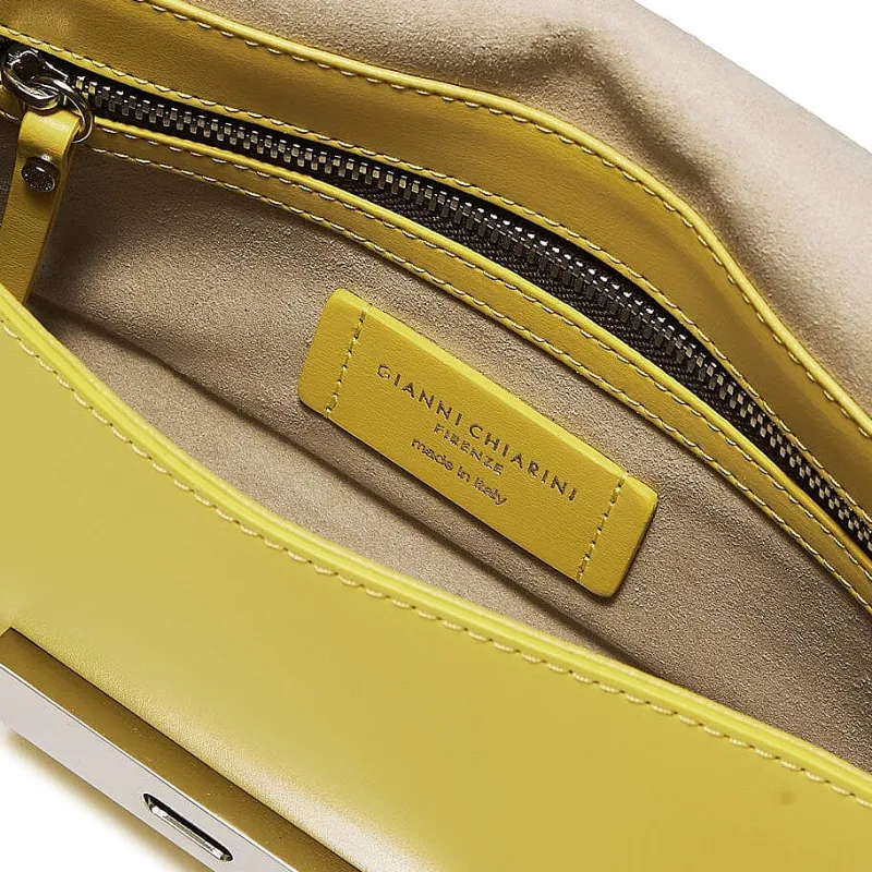 Gianni Chiarini Firenze - Clutch Lily - Bs 10196 - Giallo Polline<Collezione Scarpe Donna Cerimonia - Scarpe E Pochette